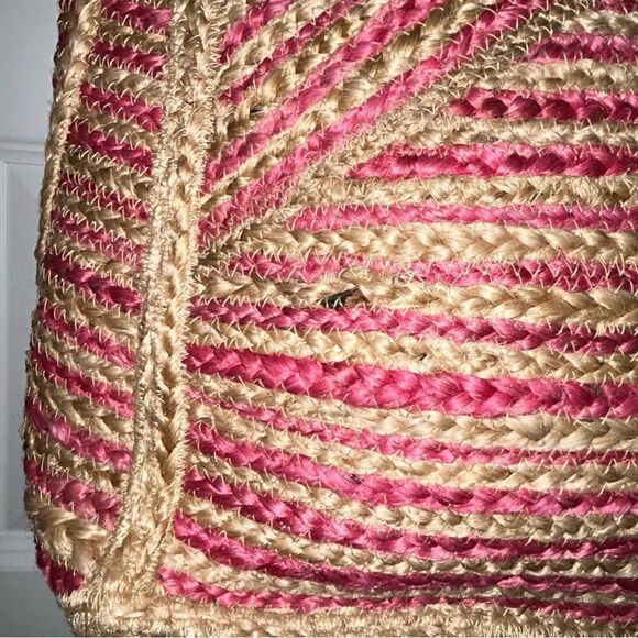 Shiraleah Stripe Straw Tote Bag - Picture 6 of 7